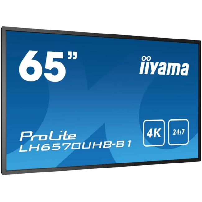Monitor DigitalSignage iiyama ProLite LH6570UHB-B1 65